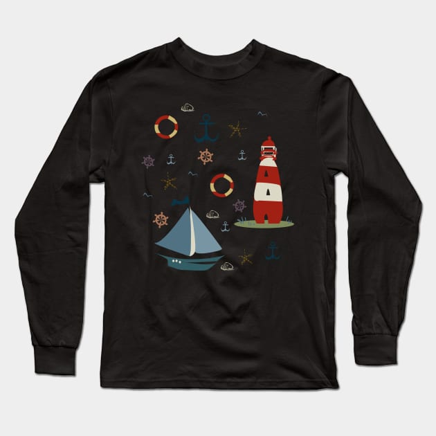 Nautica Long Sleeve T-Shirt by markatos